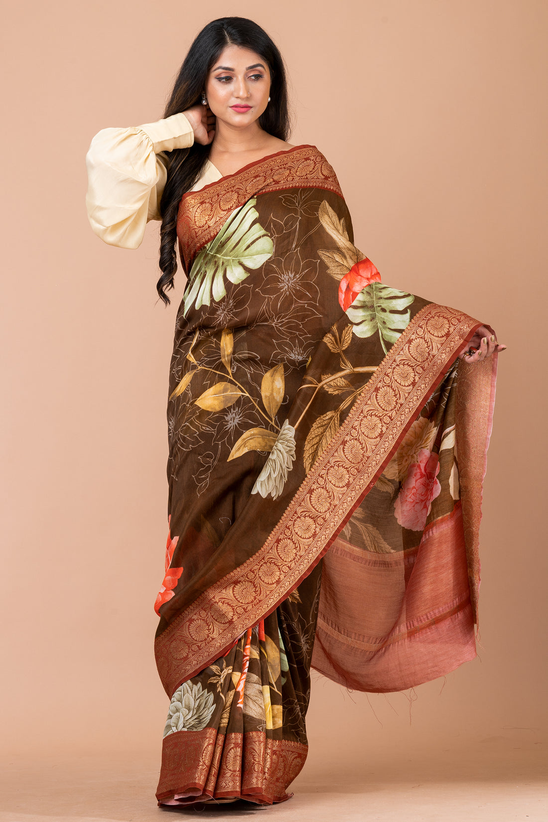 Traditional silk sarees