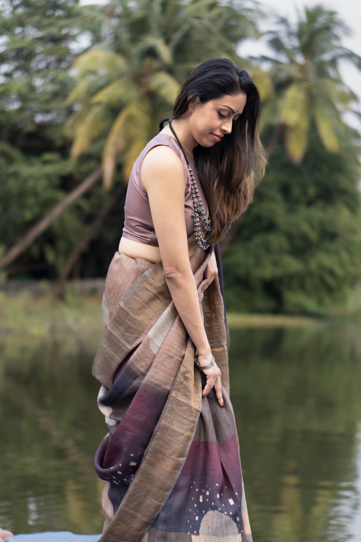 Golden glow | Golden glow Premium Copper Tussar Zari Saree – Rich Traditional Saree for Weddings