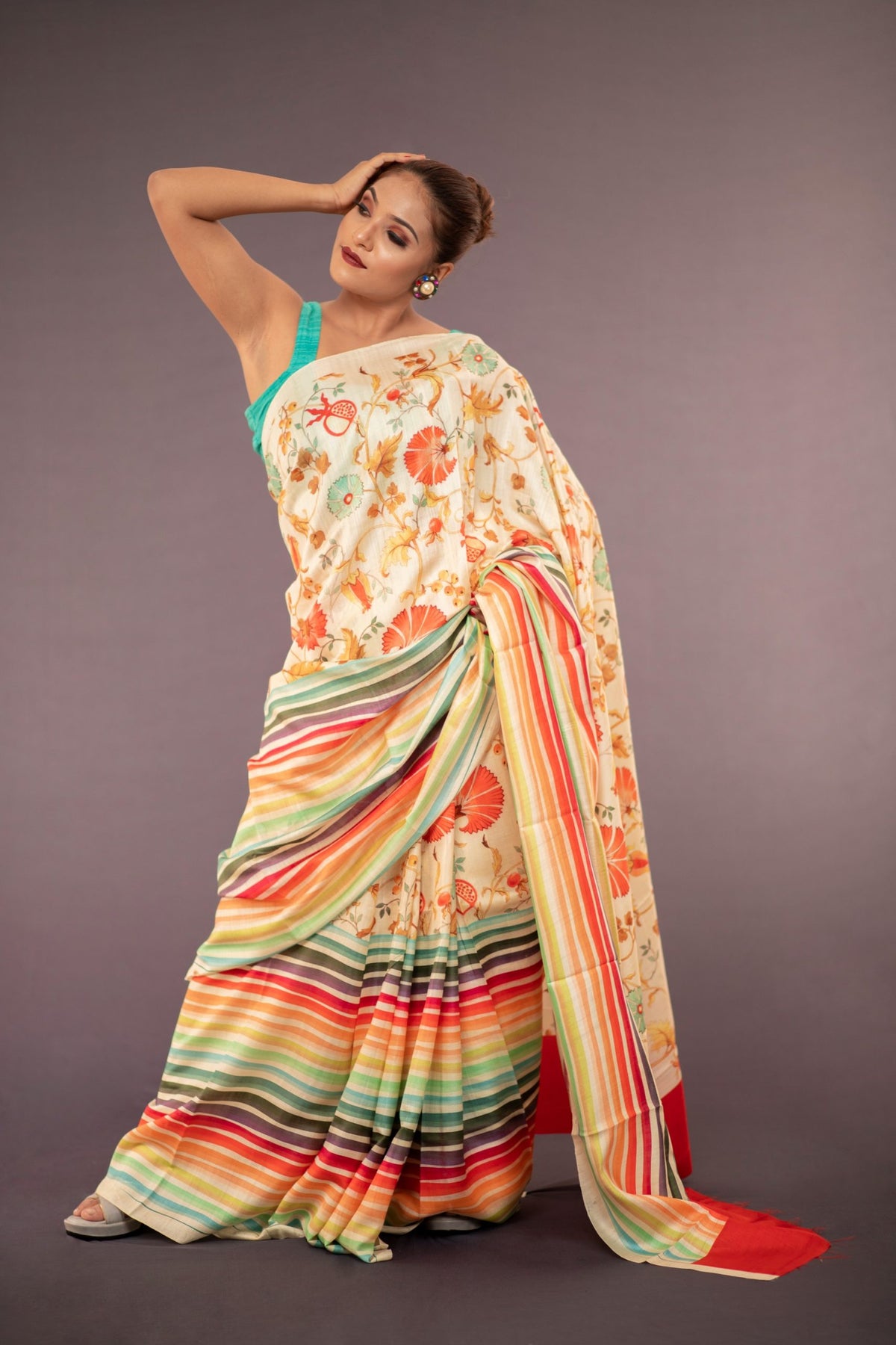 Aashna Elegant Light Yellow Tussar Silk Saree – Soft & Radiant Ethnic Wear for Festive Elegance