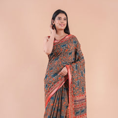 Nazakat | Chanderi saree katha with sequence work