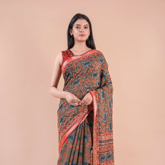 Nazakat | Chanderi saree katha with sequence work