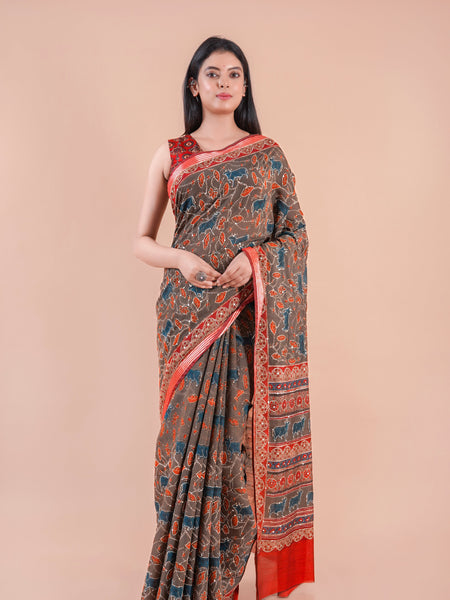Nazakat | Chanderi saree katha with sequence work