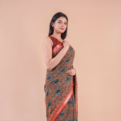 Nazakat | Chanderi saree katha with sequence work
