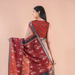 Reshami | Chanderi saree katha with sequence work