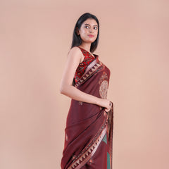 Sutra | Chanderi saree katha with sequence work