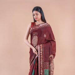 Sutra | Chanderi saree katha with sequence work