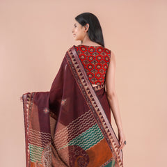 Sutra | Chanderi saree katha with sequence work