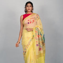 The Lemon Zest Saree