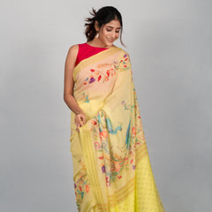 The Lemon Zest Saree