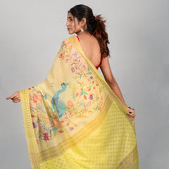 The Lemon Zest Saree