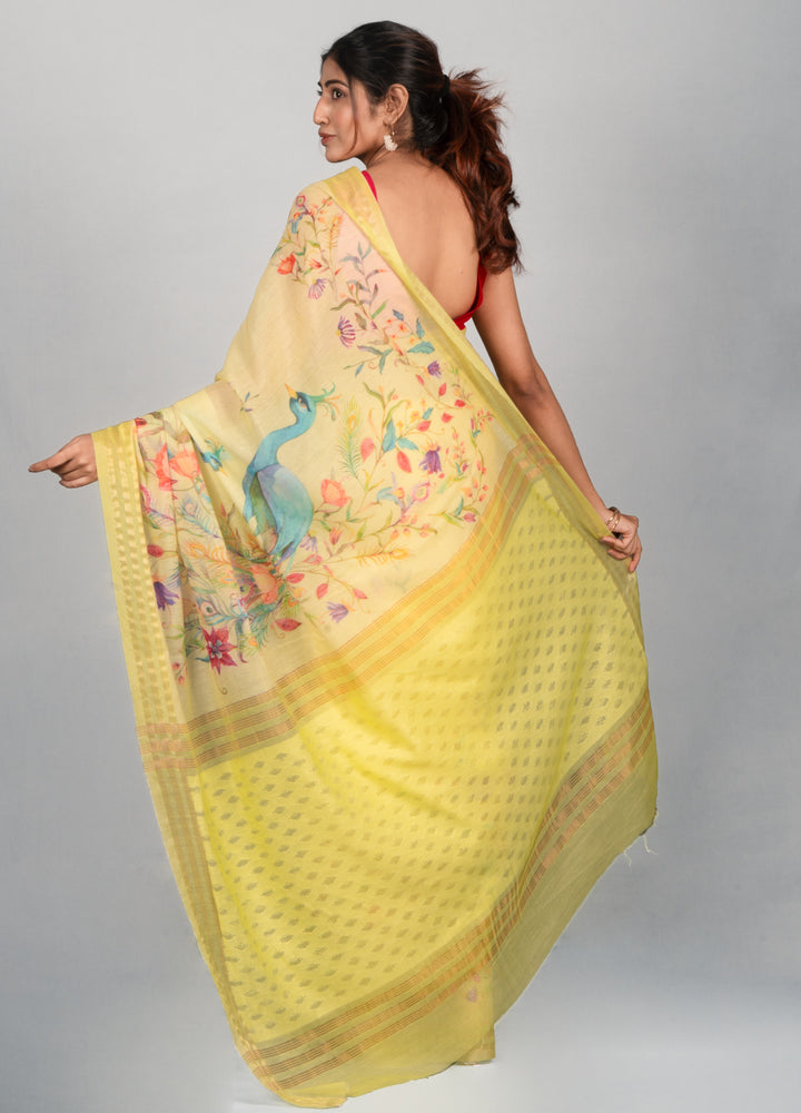 The Lemon Zest Saree