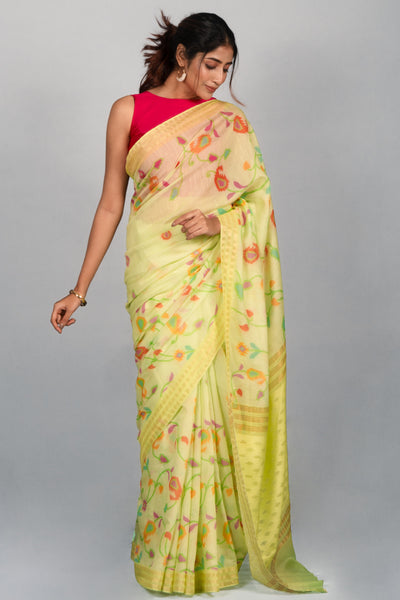 The Summer Meadow Saree