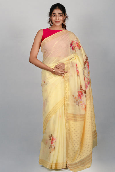 The Golden Sundrop Saree