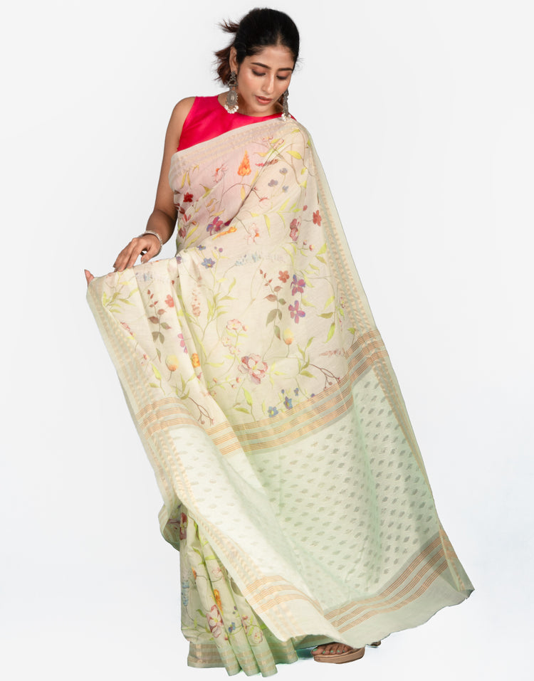 The Spring Blossom Saree