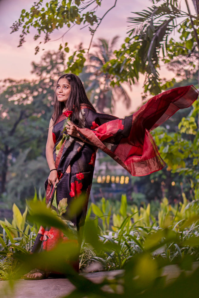 Rose Red Floral Bliss