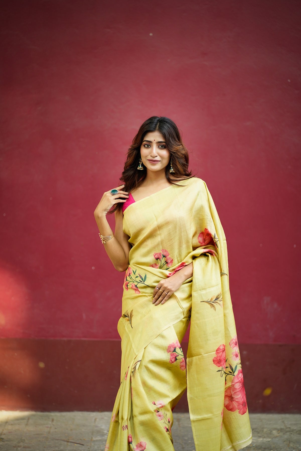 Royal elegance of tussar silk Traditional Pista Green Tussar Silk Saree with Timeless Appeal