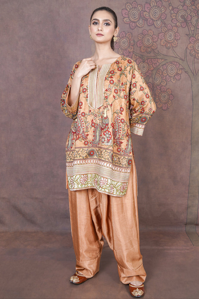 russian silk dress Jazmin Russian Silk Embroidered Festive 3 Piece Dress