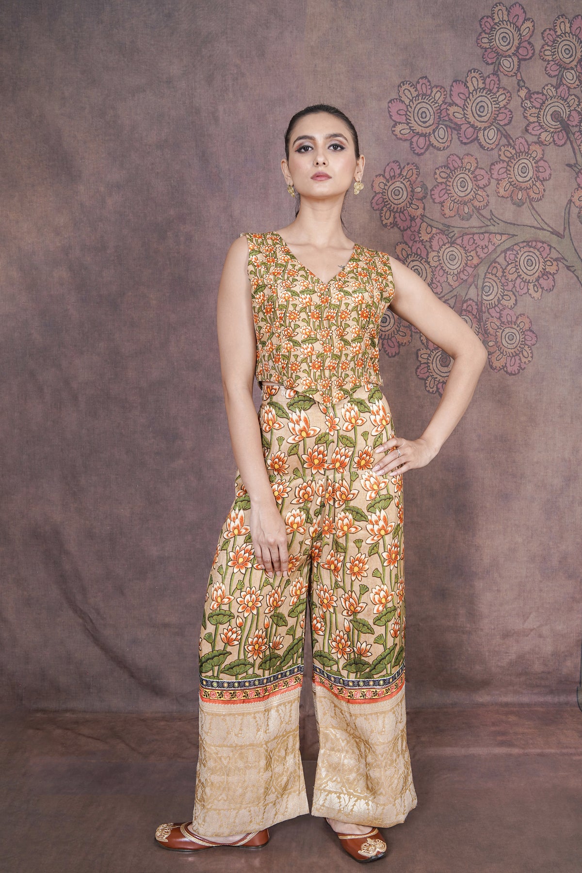 Orman Elegant Beige Silk Dress – Minimal Luxury Party Wear Outfit