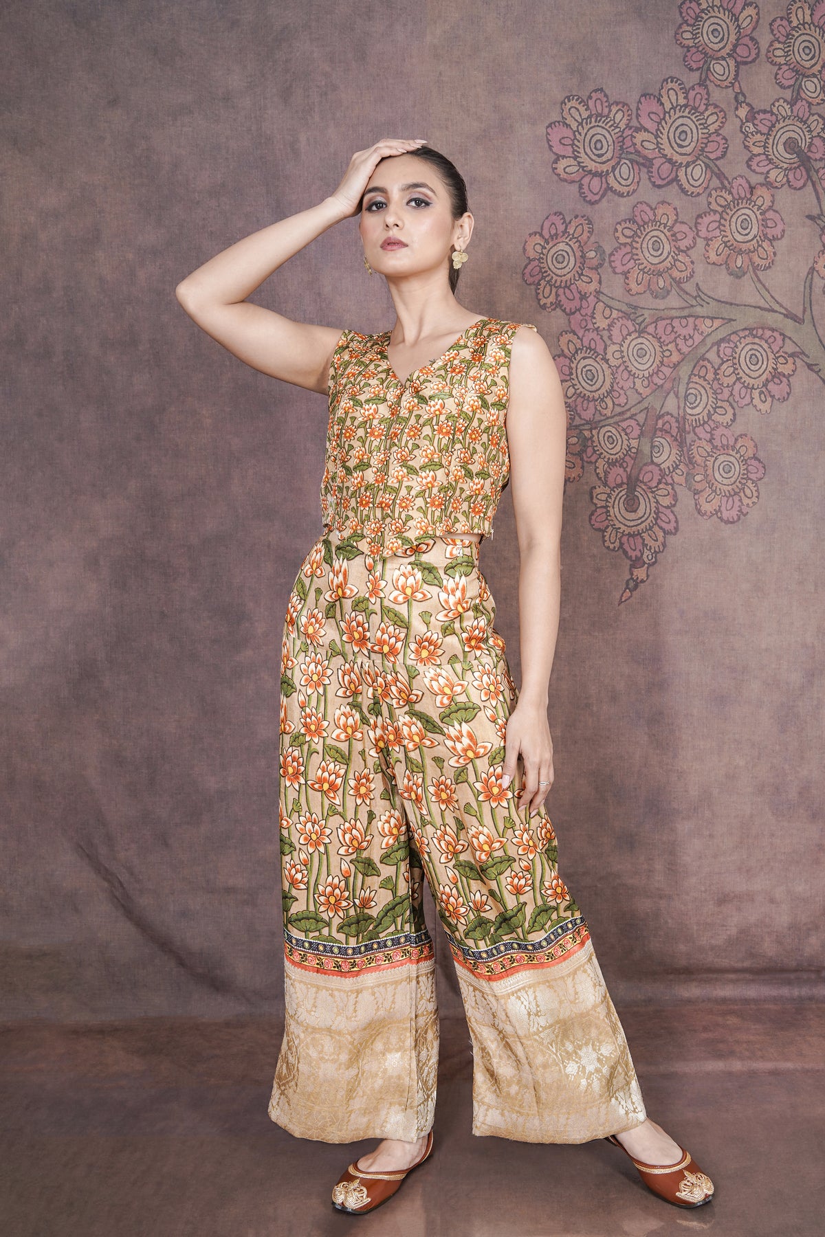 Orman Elegant Beige Silk Dress – Minimal Luxury Party Wear Outfit