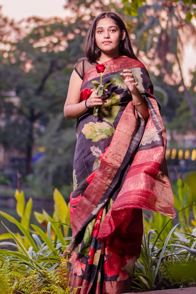 Rose Red Floral Bliss