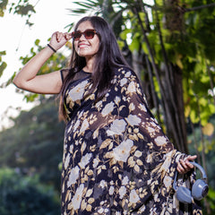 Black Floral Elegance