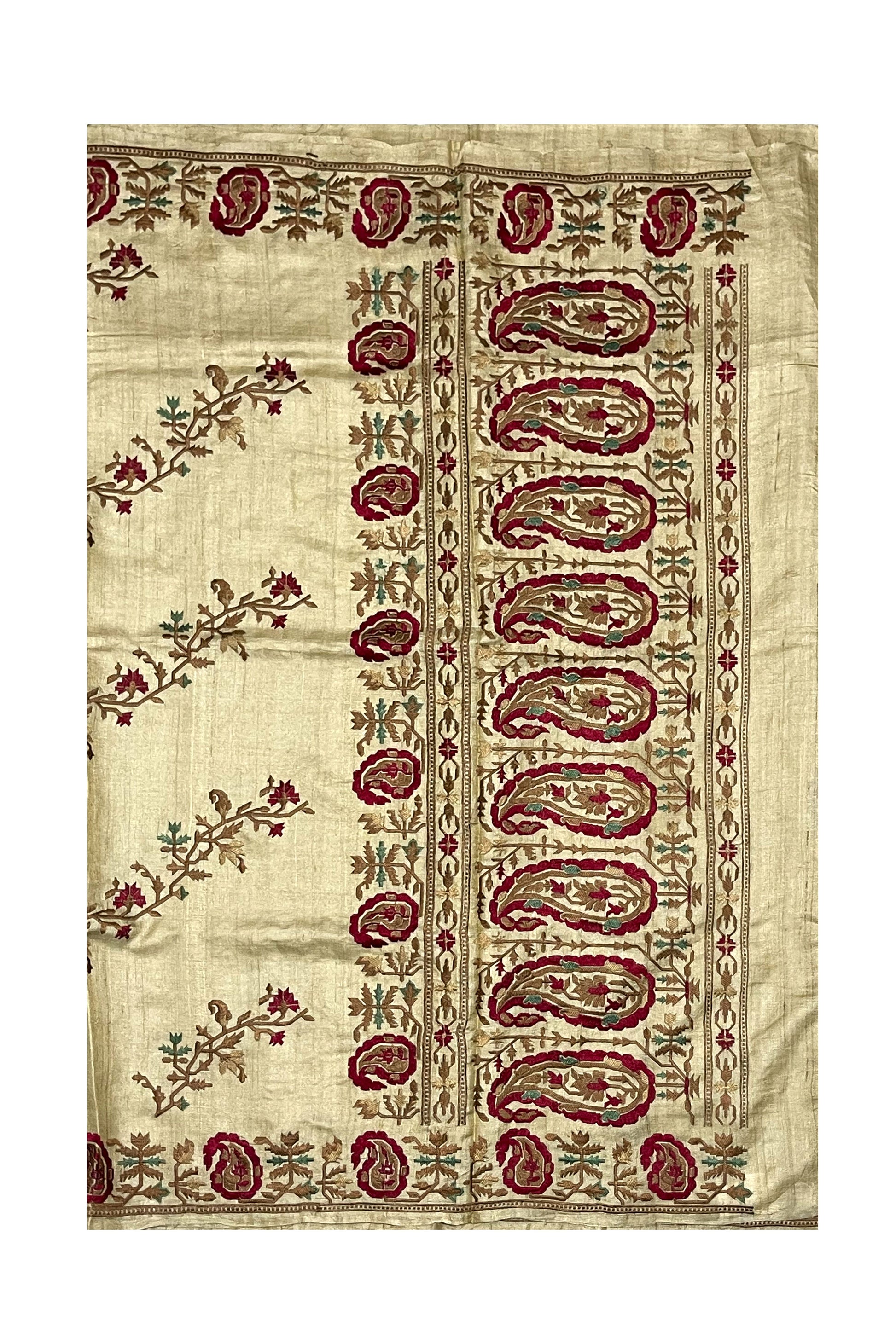 Jamdani Tussar Embroidered
