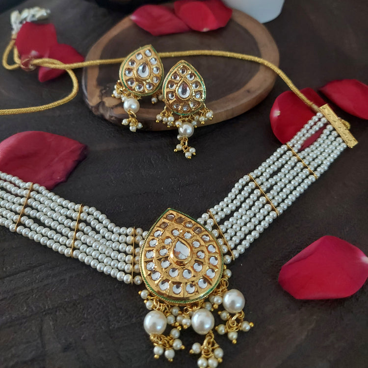 Beaded Kundan Set