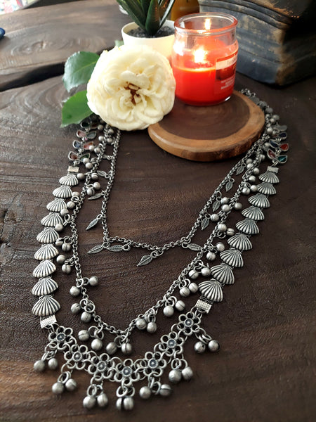 Layer Shell Neckpiece Elegant Shell Layered Necklace – Beach Inspired Fashion Jewelry