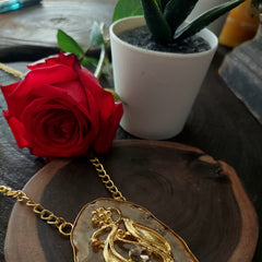 Antique Gold chained Neck-piece