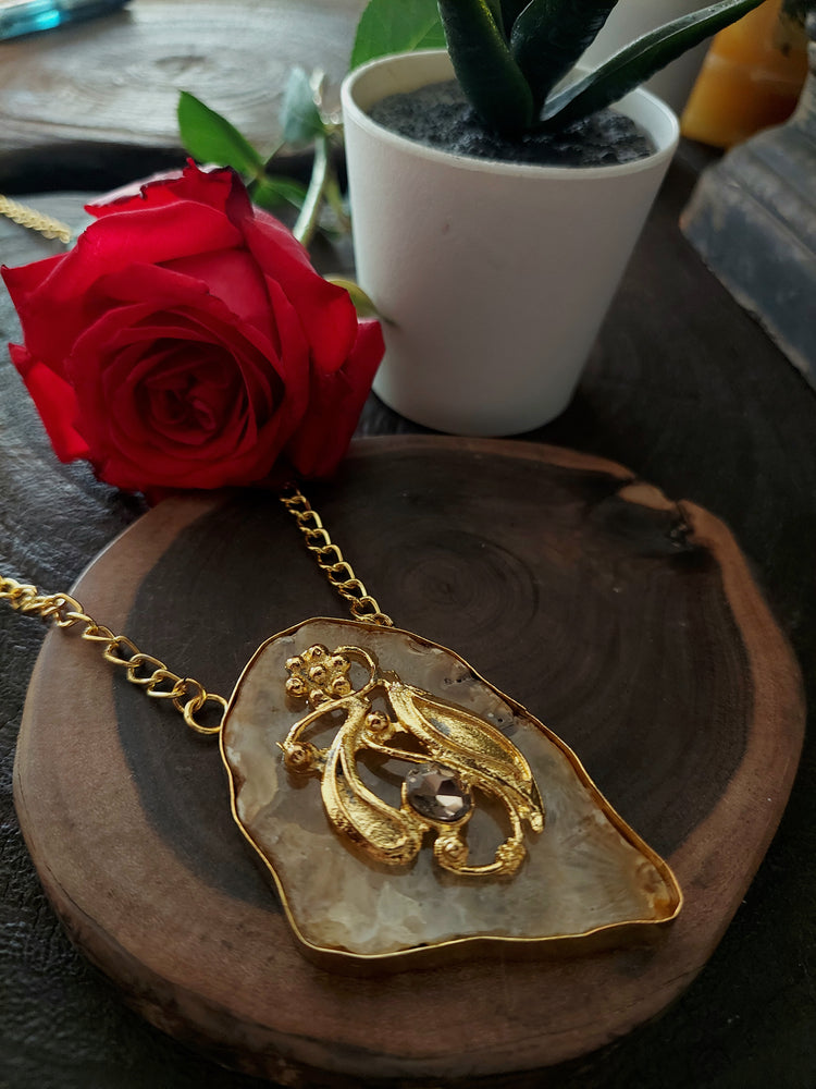 Antique Gold chained Neck-piece