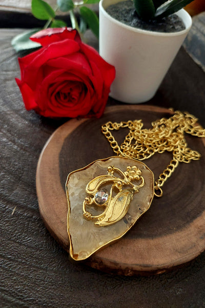 Antique Gold chained Neck-piece