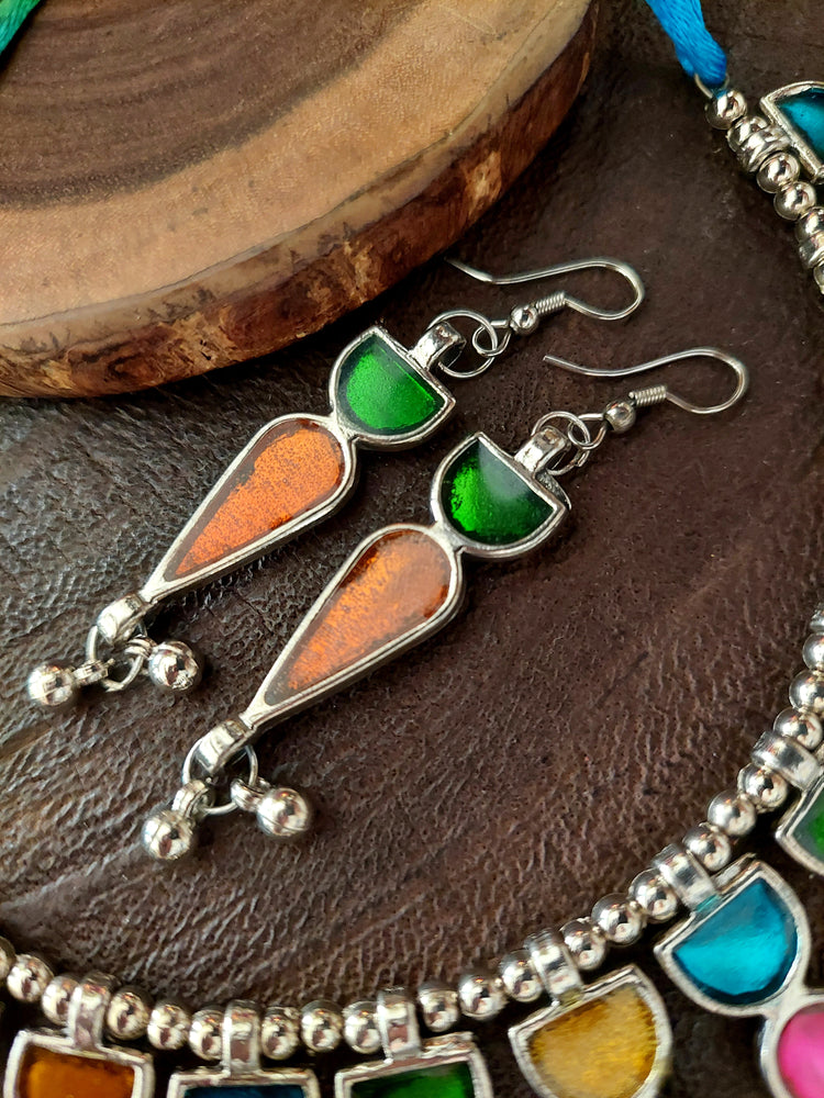 Multi colored Tribal Neckpiece