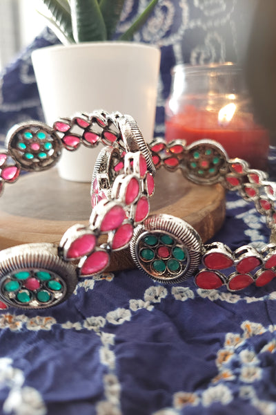 Multicolored bangles