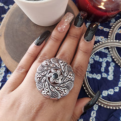 Antique Jed Black Finger Ring