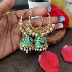 Trdaitional Round Jhumka