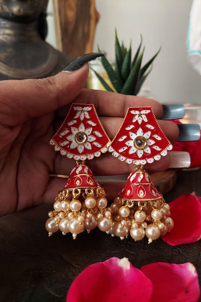 Traditional jhumka pair