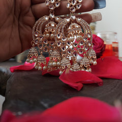 White Beaded Kundan Jewel