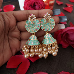 Traditional jhumka pair
