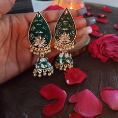 Leaf jhumka