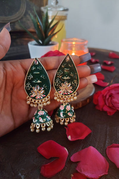 Leaf jhumka