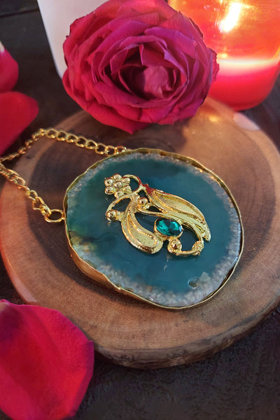 Antique Gold chained Neck-piece