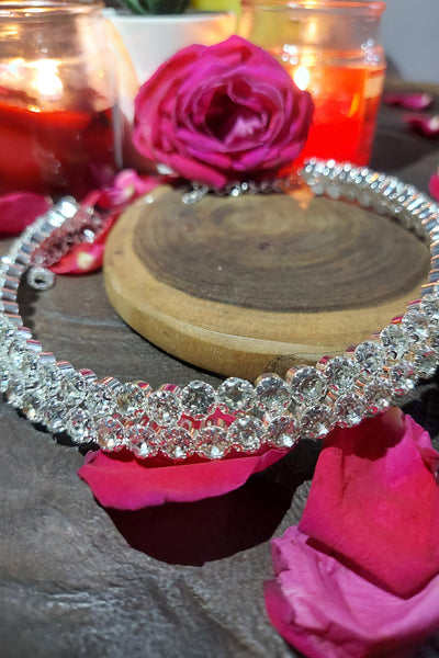 Stone studded choker