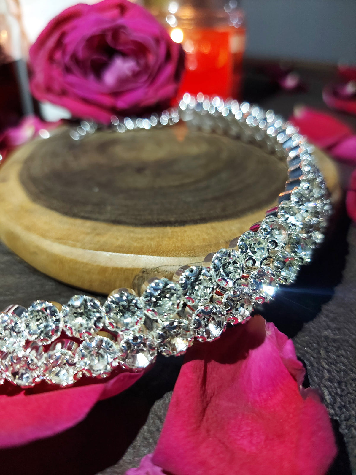 Stone studded choker