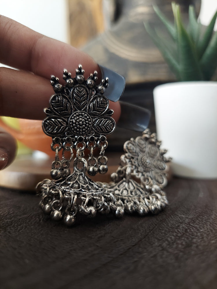 Antique intricate jhumka