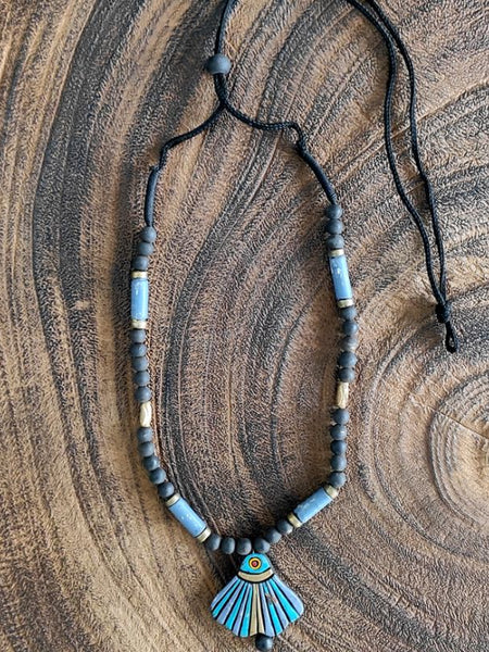 Terracotta pendant Necklace Elegant Earth Tone Terracotta Necklace for Indian and Western Styling