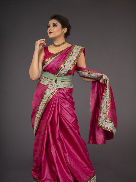 Atreyi Designer Eri Tussar Saree for Festive, Wedding & Cultural Occasions