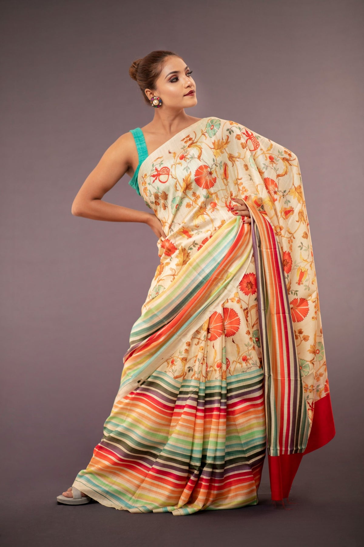 Aashna Elegant Light Yellow Tussar Silk Saree – Soft & Radiant Ethnic Wear for Festive Elegance