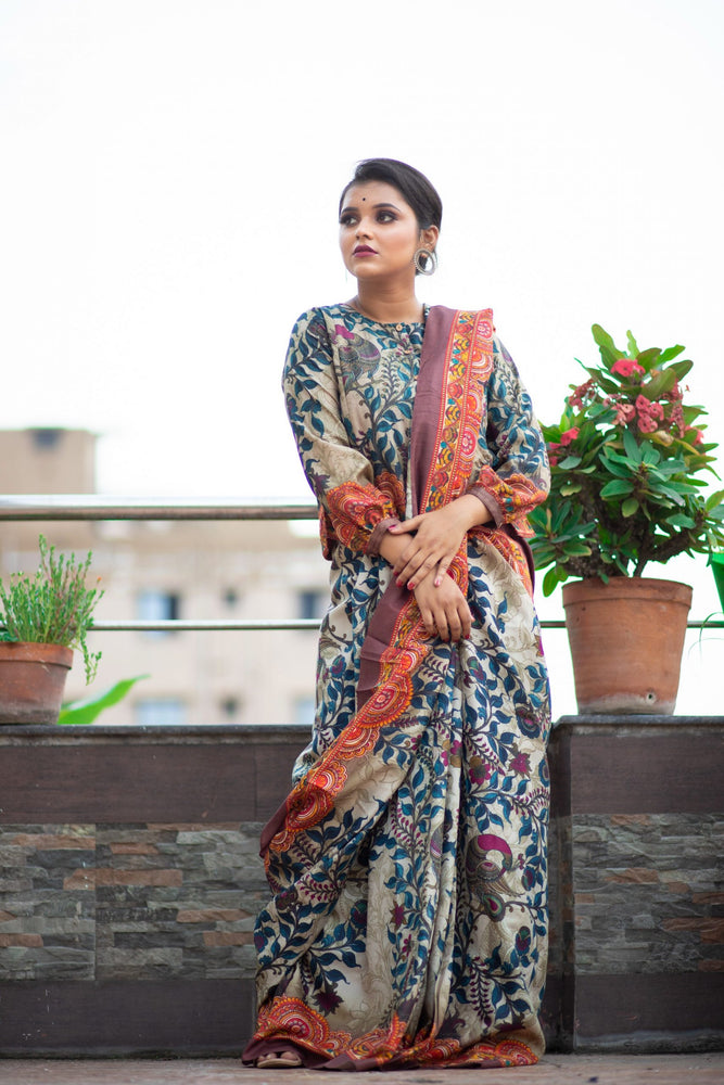 Aampan - Tussar Silk Saree