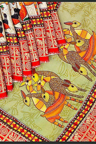 Khaddi Zari Woven Silk Saree