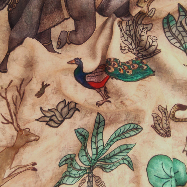 Natural Cotton Zari Saree